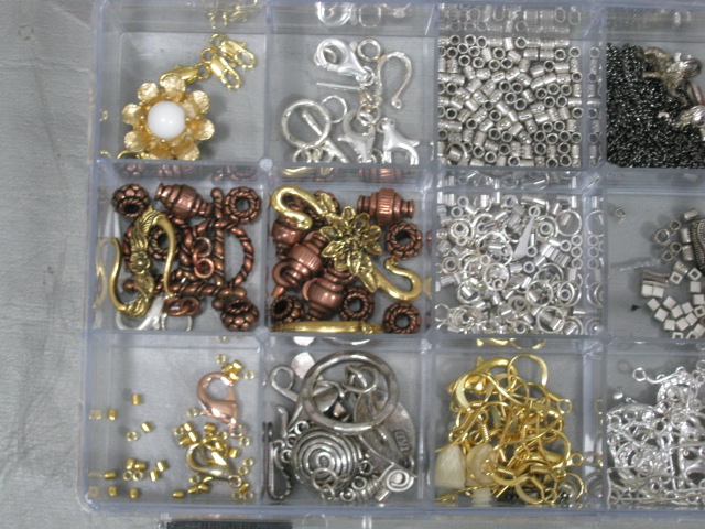 Jewelry Supplies Lot Tools Beads Wire Settings Swarovski Crystal Sterling Cameos 10