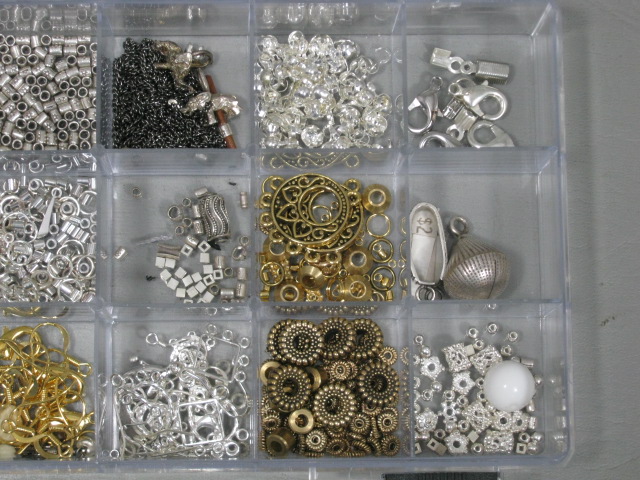 Jewelry Supplies Lot Tools Beads Wire Settings Swarovski Crystal Sterling Cameos 11
