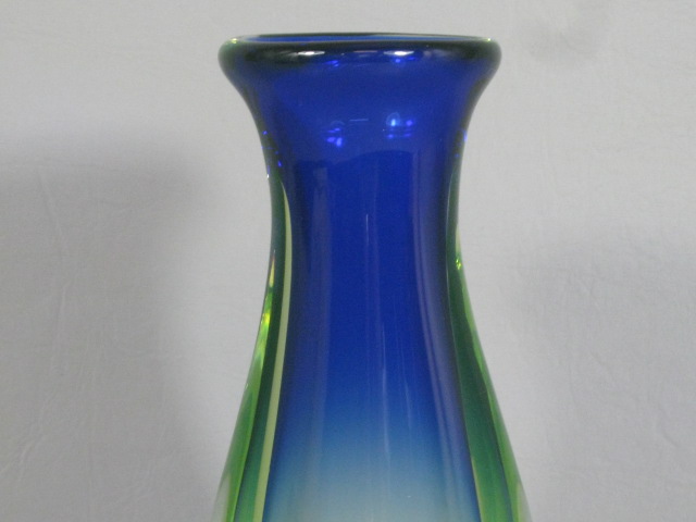 Vtg 1958 Seguso Murano Mid Century Modern Art Glass Vase Brussels Worlds Fair NR 1