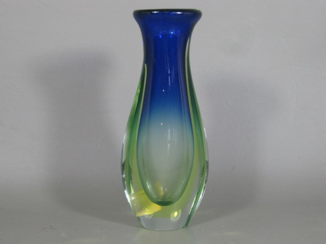 Vtg 1958 Seguso Murano Mid Century Modern Art Glass Vase Brussels Worlds Fair NR 5