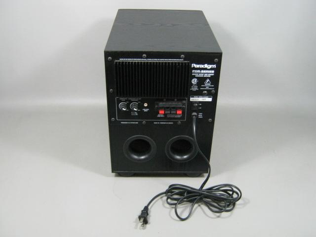 Paradigm Subwoofer PDR8 V.3 Powered Active Home Theater Bass Amplifier 300 Watt 2