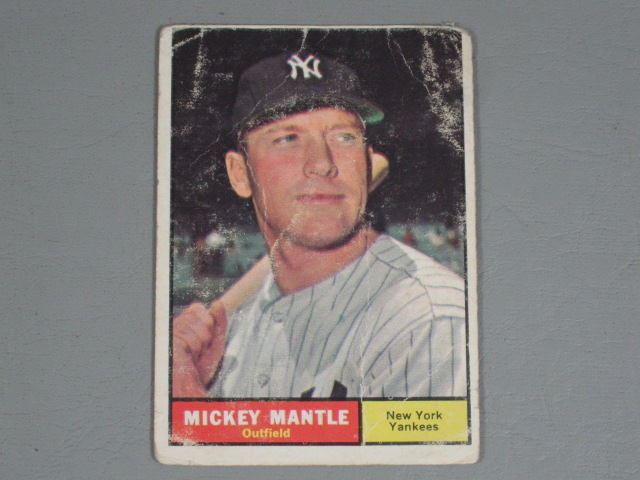 7 Vtg Mickey Mantle NY Yankees Baseball Cards Lot Topps 487 563 300 150 50 NR! 5