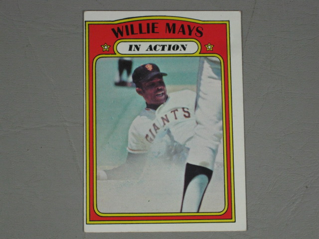 Vtg Baseball Card Lot Willie Mays Bowman 89 Topps 50 In Action SF Giants NR! 5