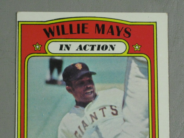Vtg Baseball Card Lot Willie Mays Bowman 89 Topps 50 In Action SF Giants NR! 6