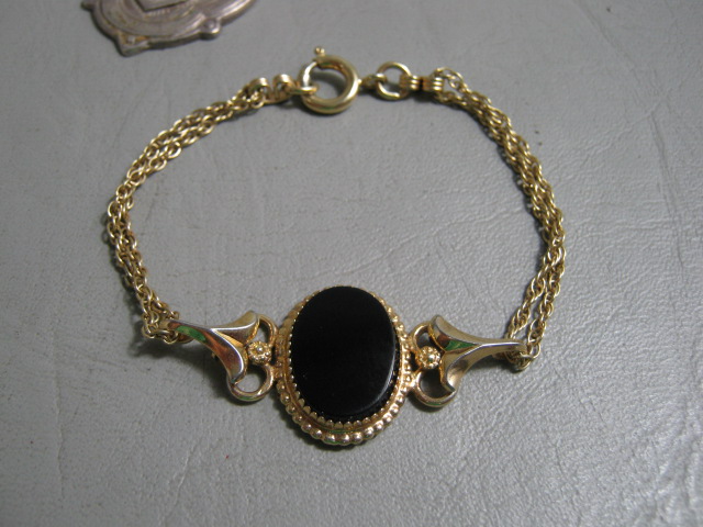 Vtg Sterling Silver Gold GF Jewelry Lot Earrings Charm Bracelets Bulova Watch NR 1