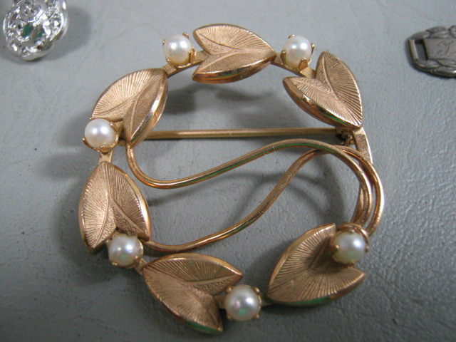 Vtg Sterling Silver Gold GF Jewelry Lot Earrings Charm Bracelets Bulova Watch NR 5