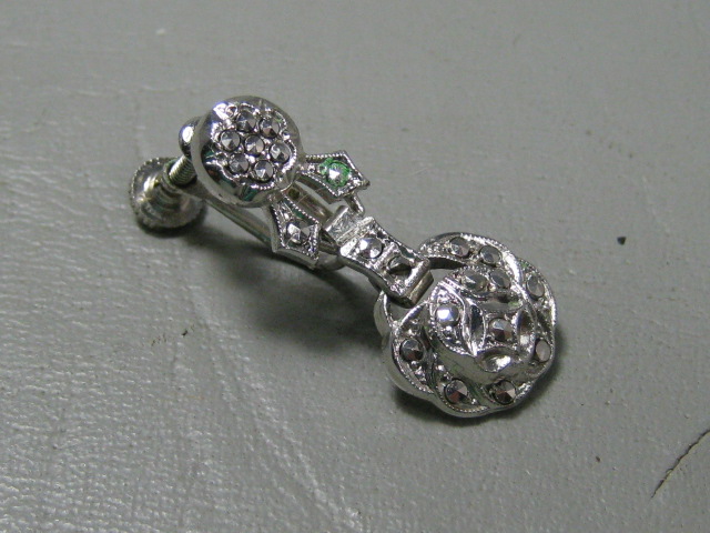 Vtg Sterling Silver Gold GF Jewelry Lot Earrings Charm Bracelets Bulova Watch NR 25