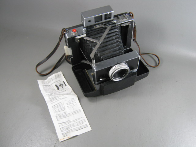 Polaroid 180 Land Instant Film Camera Tominon 1:4.5 f=114mm Lens + Cold Clip 193