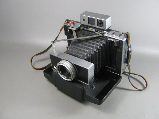 Polaroid 180 Land Instant Film Camera Tominon 1:4.5 f=114mm Lens + Cold Clip 193 1