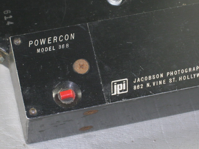Vtg 1960s Jacobson Powercon 36B 614 Cordless Powerpack For Nikon 35mm Cameras NR 1