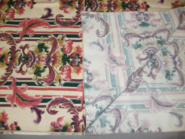 17 Floral Tablecloth Wedding Catering Linens Lot 76" Sq 2