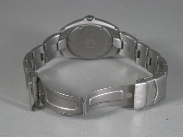 Seiko Perpetual Calendar Titanium Mens Wristwatch Watch 8F32-0049 No Reserve! 6
