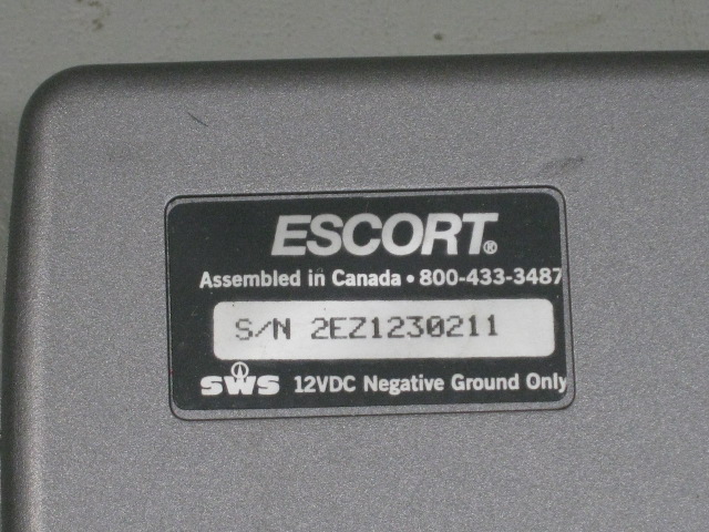 Escort Passport 8500 Radar Laser Safety Detector W/ Red Display Hard Case + Box 8