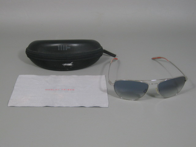 Mosley Tribes Pilot S Photochromic Aviator Glasses Sunglasses w/Case 60/16/135
