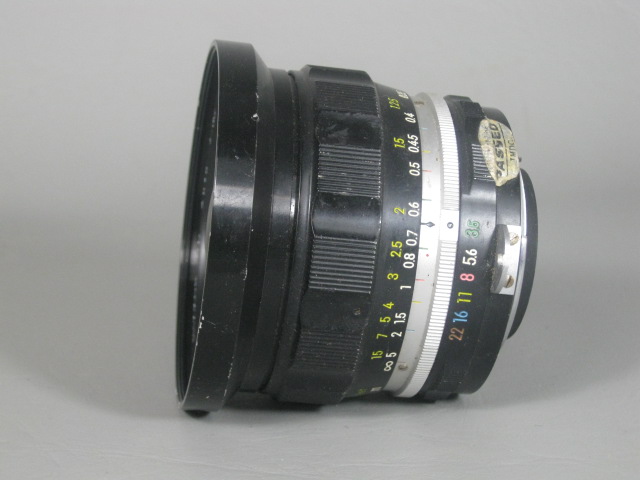 Nikon Nikkor-UD Auto 20mm F/3.5 Nippon Kogaku Non-AI Wide Angle Lens NO RES! 2