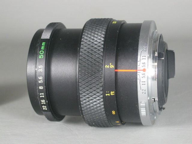 Olympus OM Zuiko MC Auto-Macro 50mm f/3.5 Camera Lens + Accessory Shoe 2 NR! 4