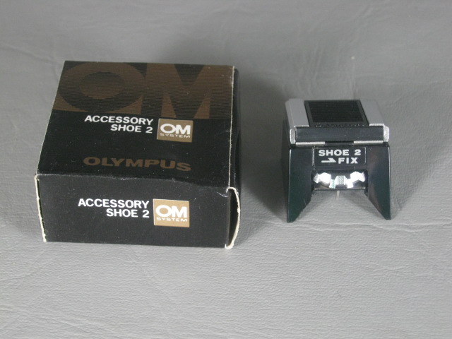Olympus OM Zuiko MC Auto-Macro 50mm f/3.5 Camera Lens + Accessory Shoe 2 NR! 7