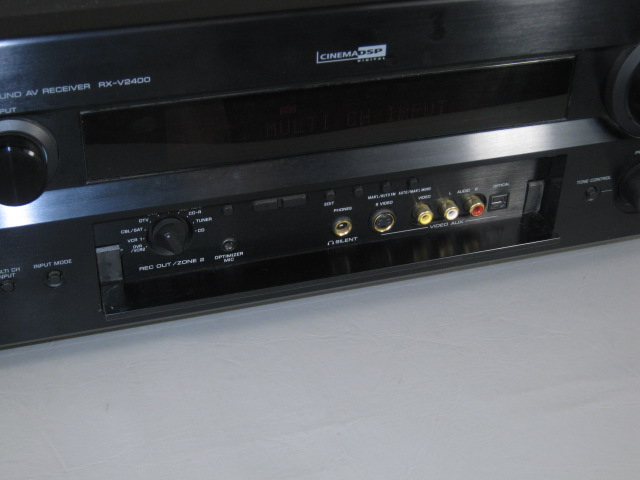 RX-V2400 Home Theater AV Receiver Ampli-Tuner W/ 2 RAV228 Remotes Box Bundle NR 2