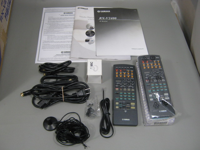 RX-V2400 Home Theater AV Receiver Ampli-Tuner W/ 2 RAV228 Remotes Box Bundle NR 9