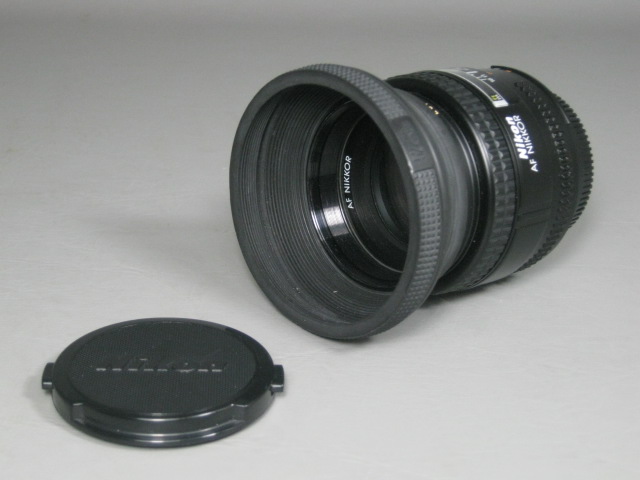 Nikon AF Nikkor 50mm f/1.4 Camera Lens w/L39 Filter & Sun Shield EXC++ Cond NR! 2