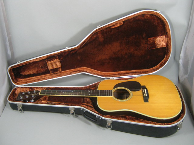 Vtg 1970s Martin D-35 Acoustic Guitar One Owner + Case + Receipt EXC++ NO RES!