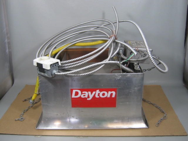 Dayton 3E133 Infra-Red Radiant Industrial Natural Gas Heater 60,000 60K BTU NR!