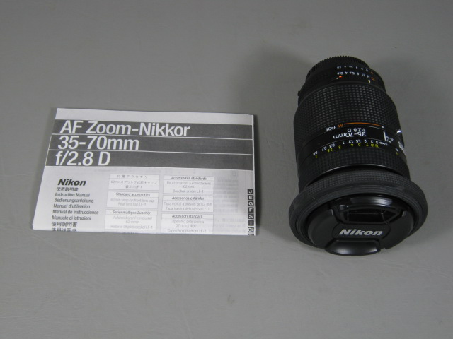 Nikon AF Nikkor 35-70mm F/2.8 1:2.8 D Telephoto Zoom Lens One Owner EXC+ COND!