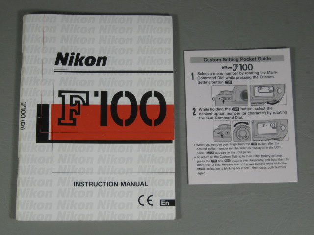 Nikon F100 Camera AF Nikkor 24mm f/2.8 Lens Tamrac 606 Case Bundle EXC COND! NR! 13