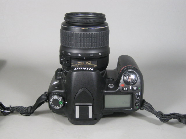 Nikon D80 DX AF-S Nikkor 18-55mm GII ED Zoom Lens +Case Bundle 1 Owner EX COND! 5