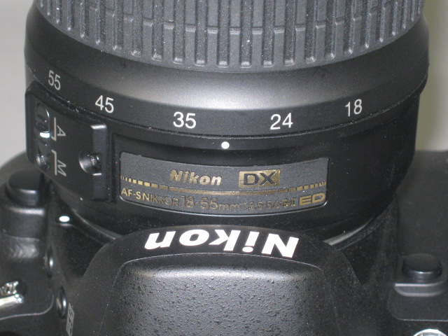 Nikon D80 DX AF-S Nikkor 18-55mm GII ED Zoom Lens +Case Bundle 1 Owner EX COND! 6
