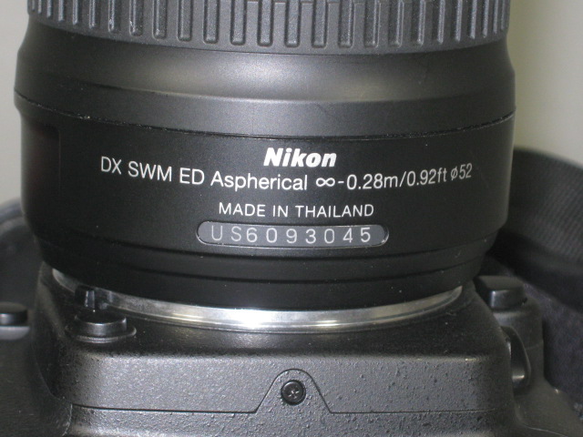 Nikon D80 DX AF-S Nikkor 18-55mm GII ED Zoom Lens +Case Bundle 1 Owner EX COND! 9