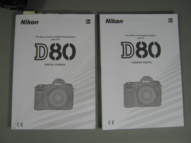 Nikon D80 DX AF-S Nikkor 18-55mm GII ED Zoom Lens +Case Bundle 1 Owner EX COND! 12