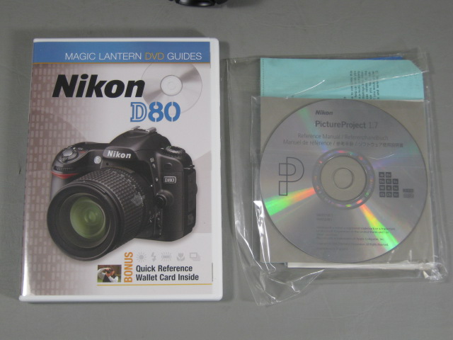 Nikon D80 DX AF-S Nikkor 18-55mm GII ED Zoom Lens +Case Bundle 1 Owner EX COND! 13