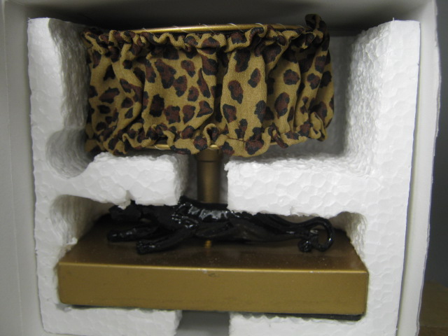 Ashton Drake Gene Doll Panther Lamp #94671 Furniture Accessories In Box NRFB NR! 1