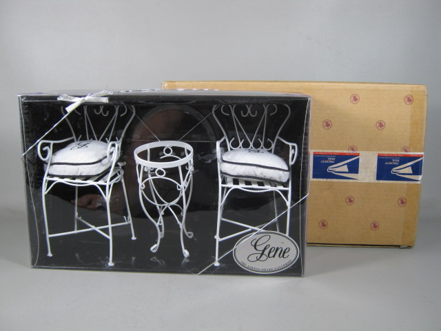 Ashton Drake Genes Patio Set Doll Furniture In Box COA Shipper Mel Odom No Res!