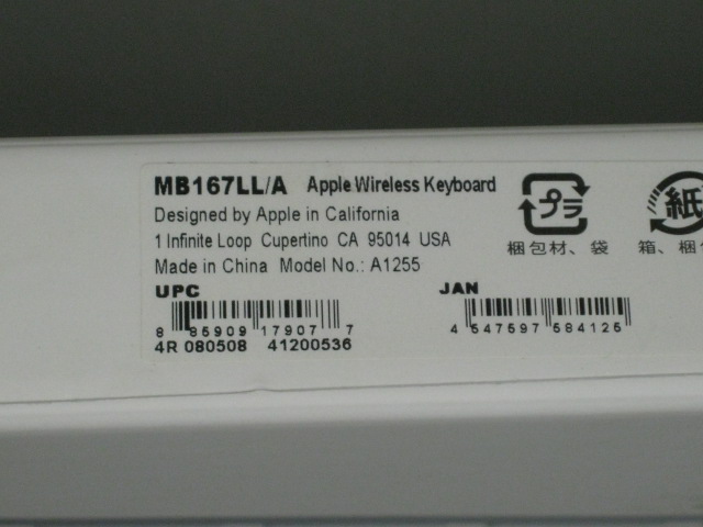 Apple Mac Wireless Bluetooth Aluminum Keyboard MB167LL/A + Magic Mouse MB829LL/A 6
