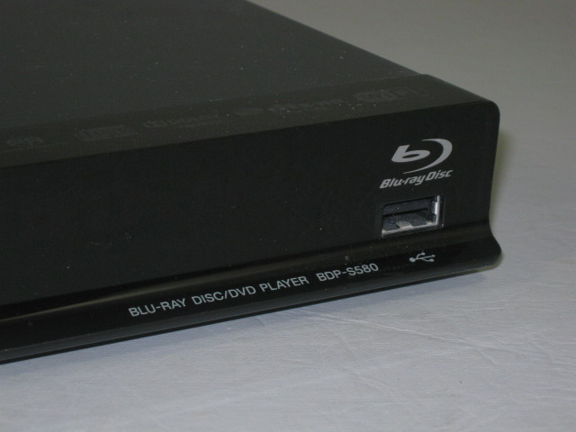 Sony Blu-Ray Player BDP-S580 HD Built In Wi-Fi 3D w/Box + HDMI Cable Bundle EXC! 4