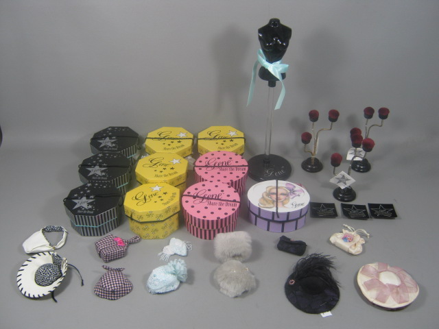 Ashton Drake Gene Doll Hats Stands Boxes Set Lot Dress Form Mel Odom Accessories