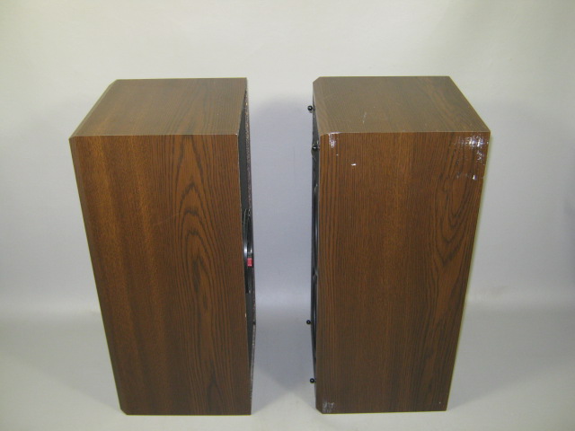 Polk Audio Monitor Series 5JR Bookshelf Main Stereo Speakers Dark Wood Cabinets 4