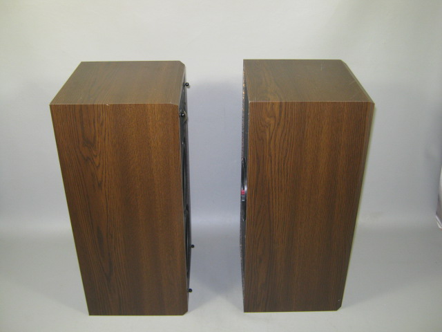 Polk Audio Monitor Series 5JR Bookshelf Main Stereo Speakers Dark Wood Cabinets 5