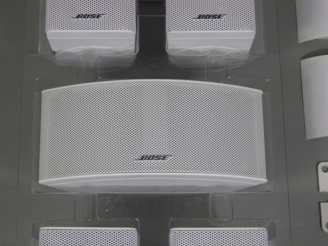 Bose Lifestyle V30 Home Theatre White Cube Speakers + Center Channel EXC COND! 2