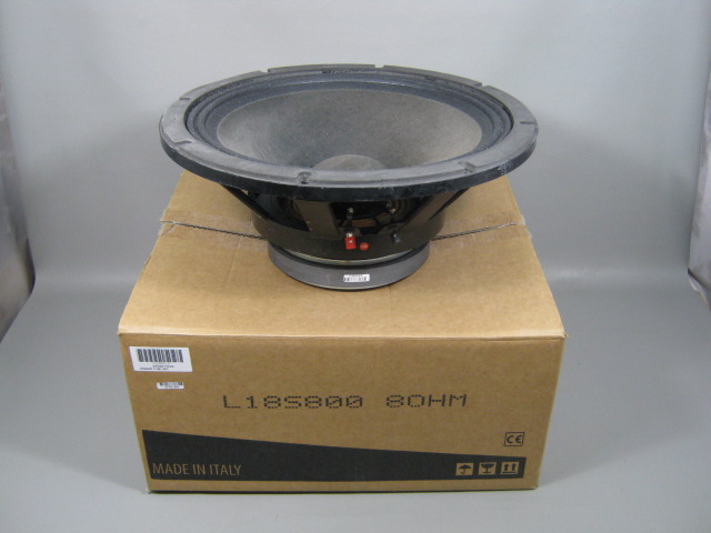 RCF Precision Transducers L18S800 18" Subwoofer Sub Woofer Speaker 800 Watts RMS