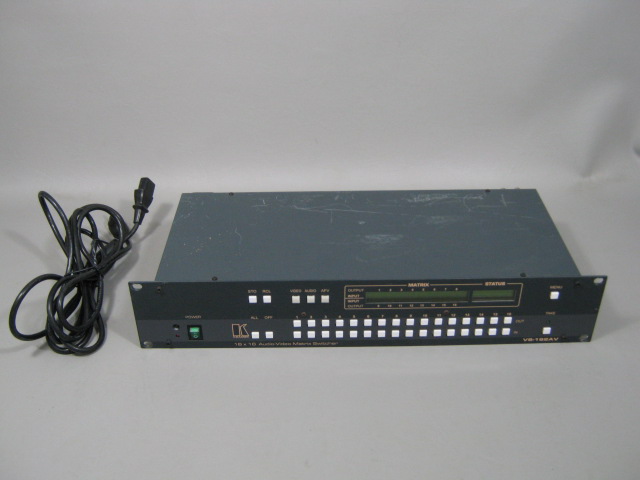 Kramer VS-162AV Rackmount 16x16 Audio Video Stereo Matrix Switcher BNC AV Switch