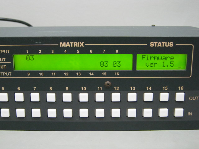 Kramer VS-162AV Rackmount 16x16 Audio Video Stereo Matrix Switcher BNC AV Switch 3