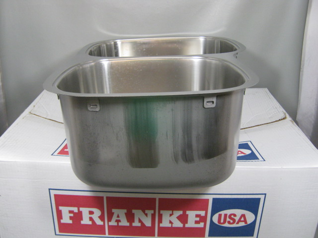Franke Stainless Steel Double Bowl Undermount Sink 32" x 21" 9" Deep UOSK900-18 3