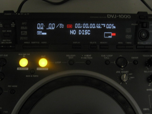 Pioneer DVJ-1000 DVD Player Professional DJ Turntable MP3 CD Dolby Digital NR! 2