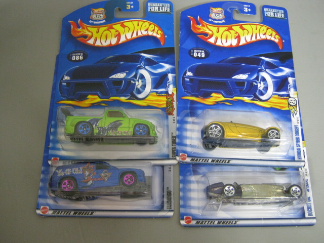 Large Lot Hotwheels Assortment 76 Unopened Cars MOC Mattel Shipper Box 2002 NR! 6