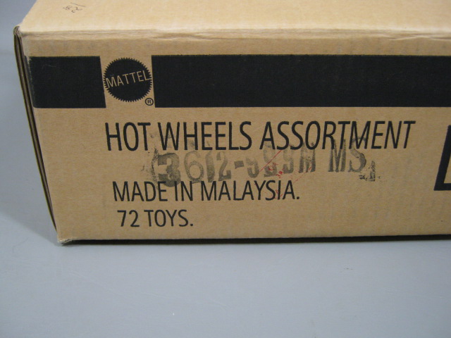 Large Lot Hotwheels Assortment 76 Unopened Cars MOC Mattel Shipper Box 2002 NR! 9