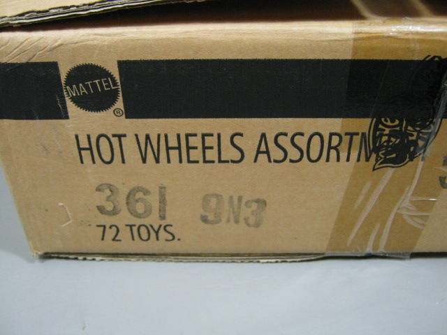 Large Lot Hotwheels Assortment 76 Unopened Cars MOC Mattel Shipper Box 2002 NR! 10