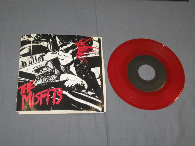 5 Misfits 45 7" Records Evilive Bullet Import Danzig + 3